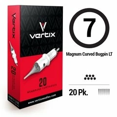 Microbeau Vertix 7 Magnum Curved Bugpin NEEDLES/CARTRIDGES